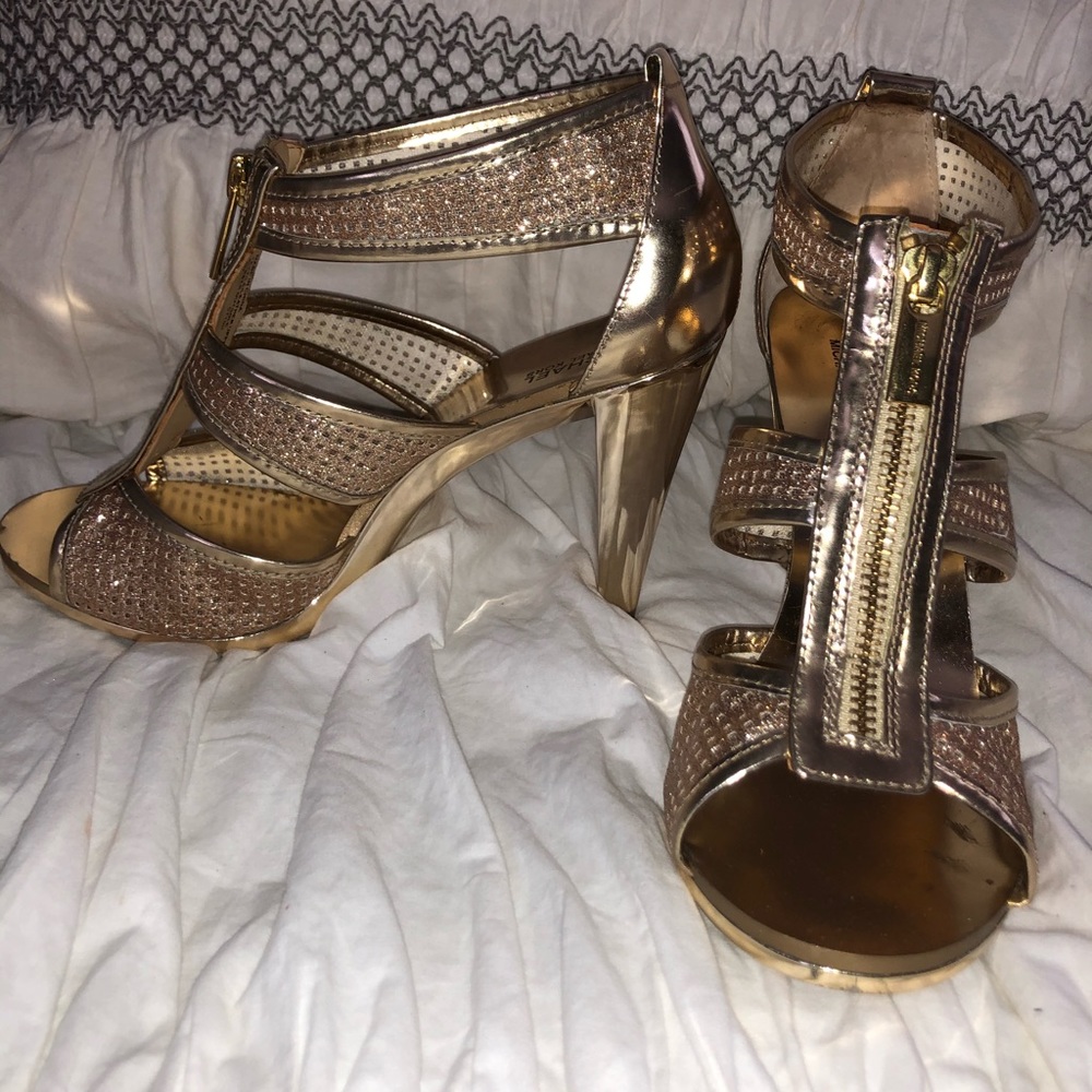 Michael Khorramshahr Gold Heels